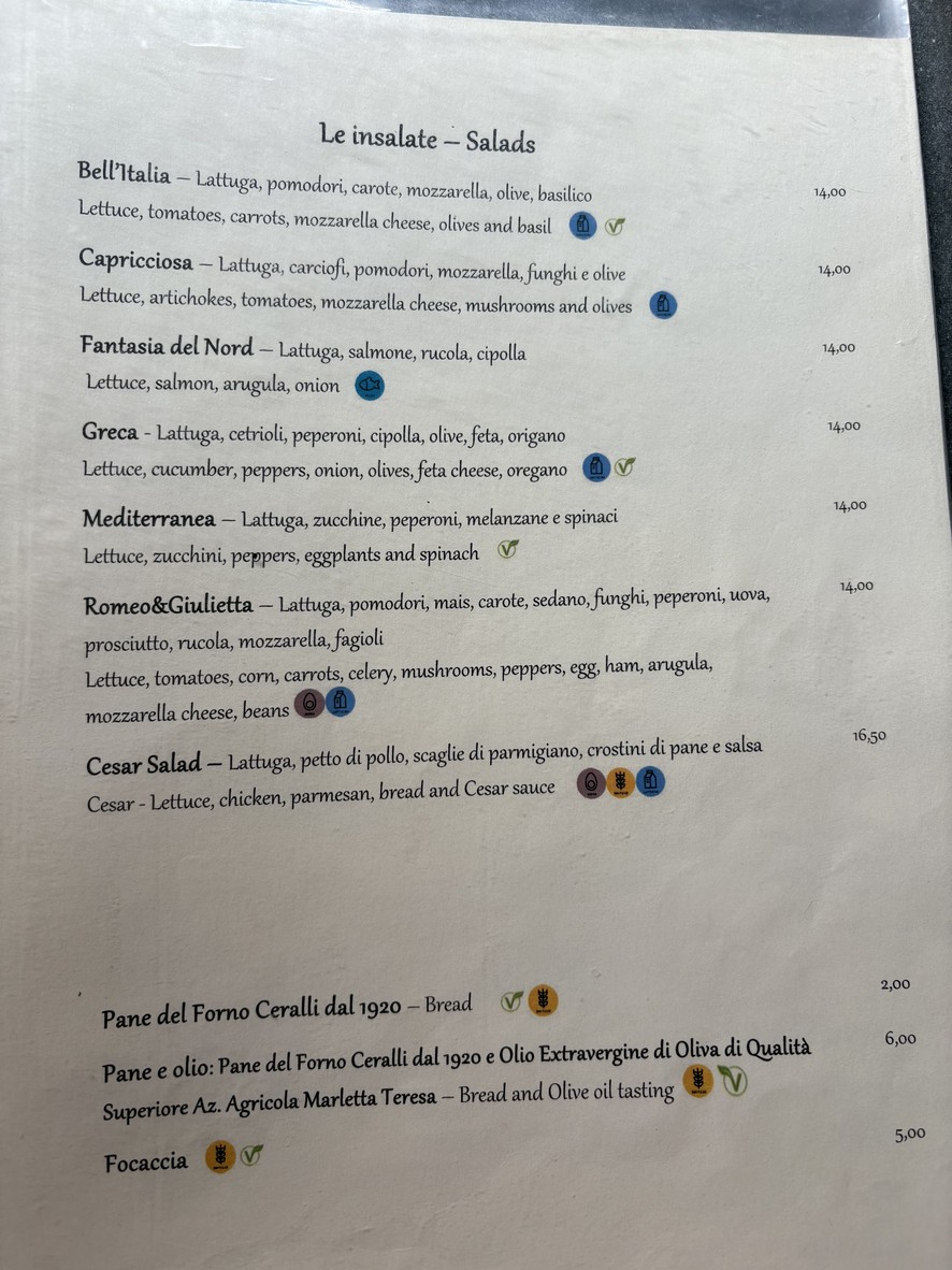 Hostaria de' Pastini menu 7
