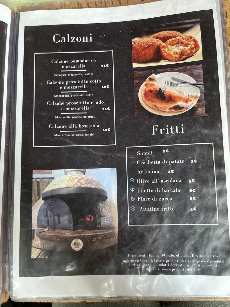 Sangio' - L'Antico Forno menu 3