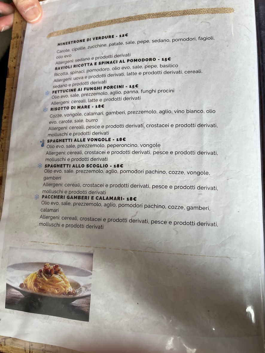 Sangio' - L'Antico Forno menu 4