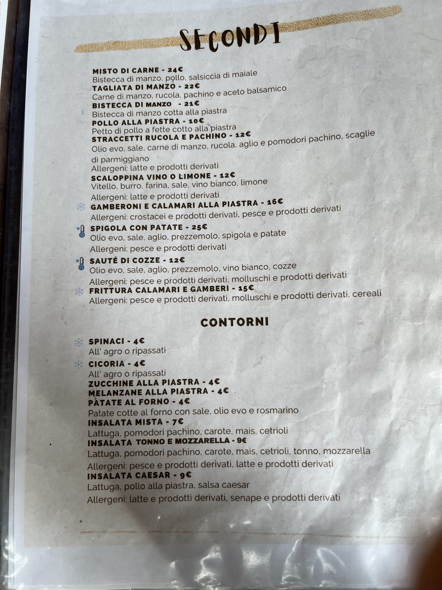 Sangio' - L'Antico Forno menu 5