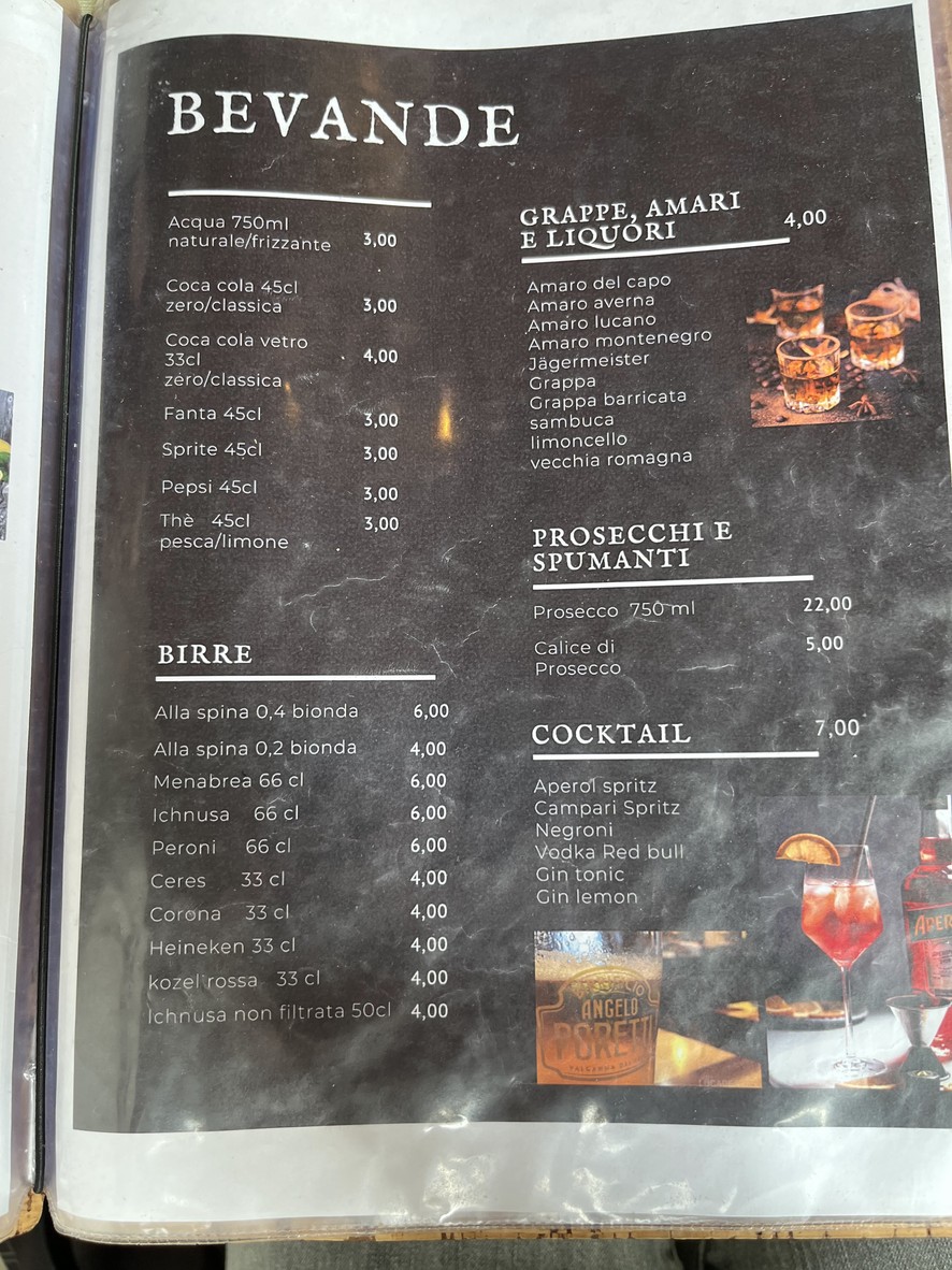 Sangio' - L'Antico Forno menu 7