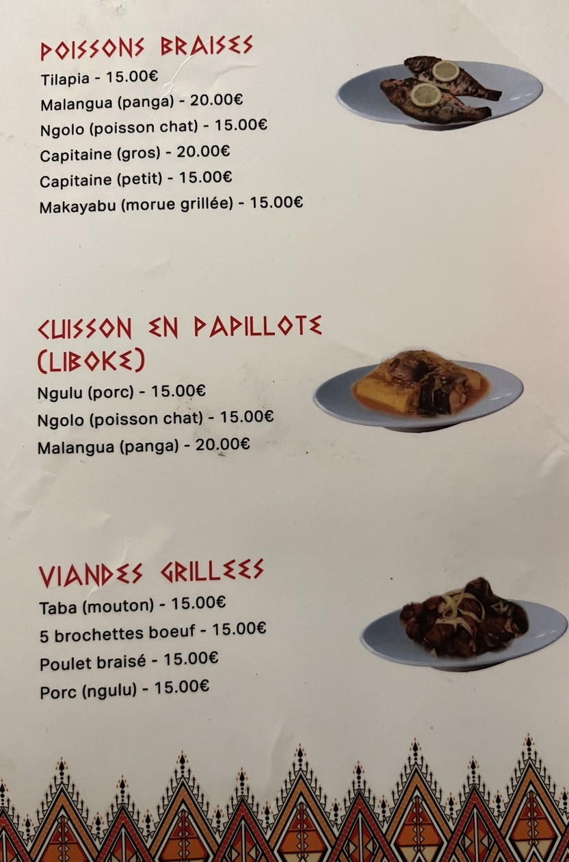 Restaurant La Mama menu 2