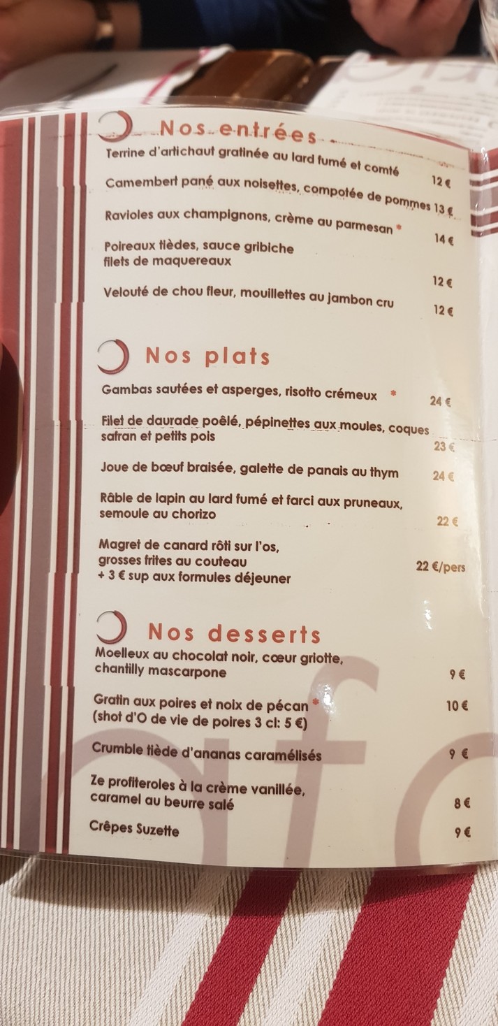 Afaria menu 1