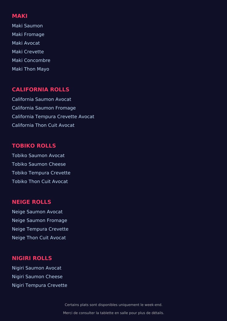 yume house menu 2