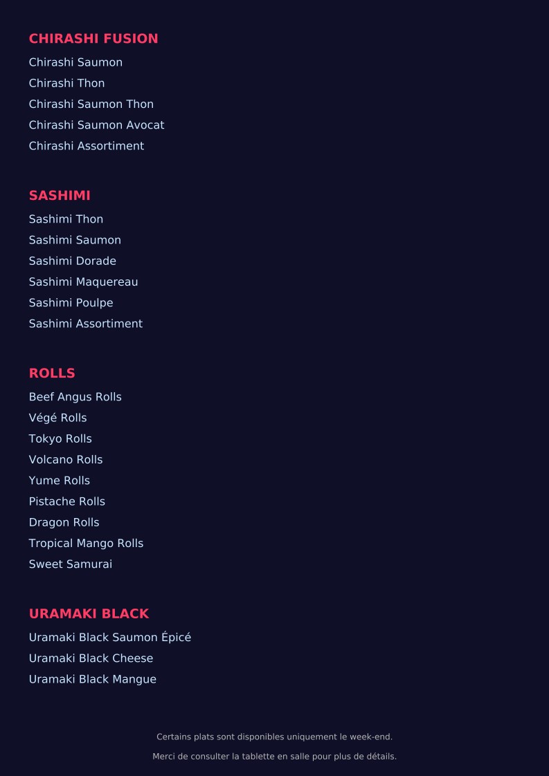 yume house menu 3