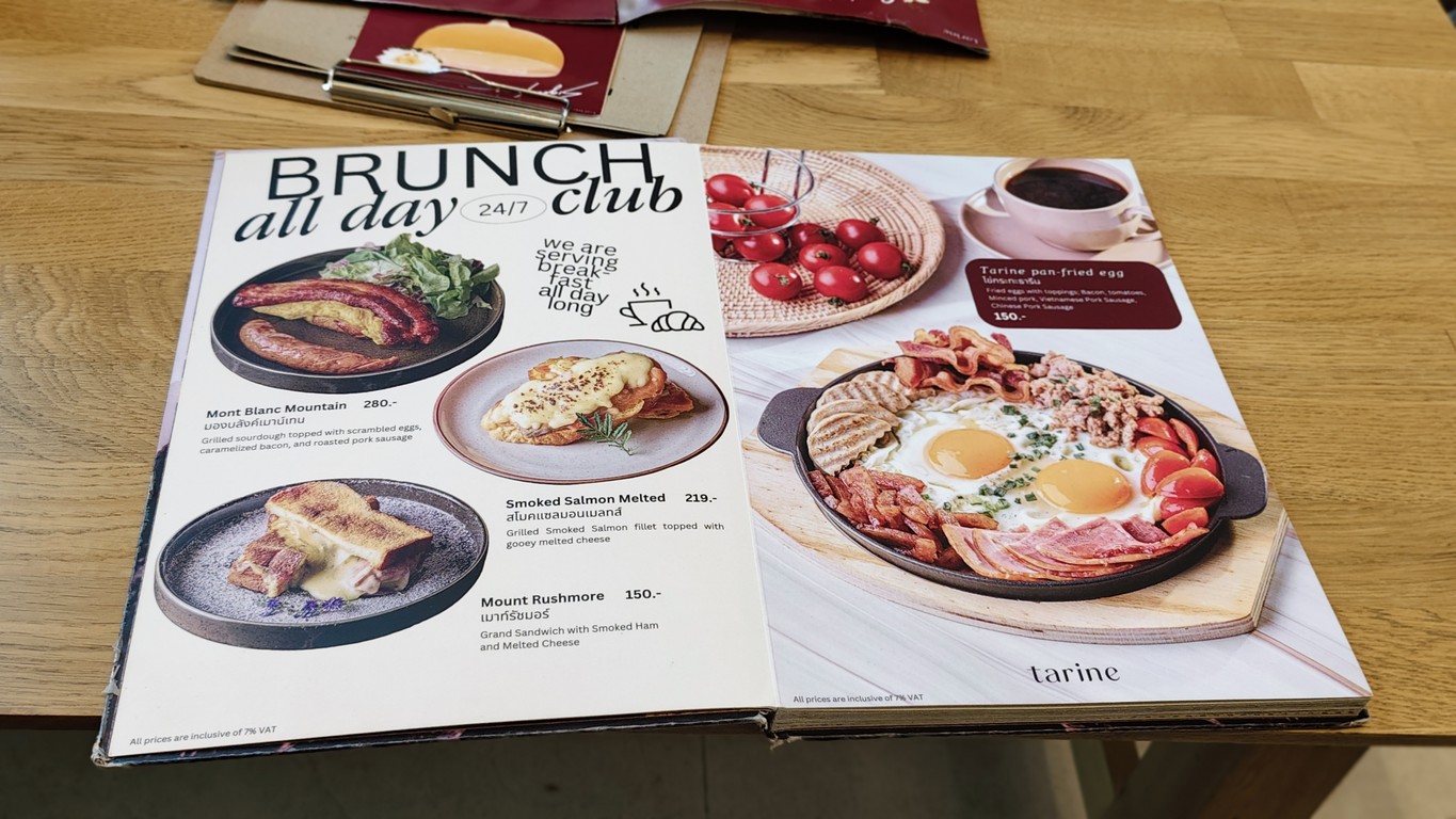 Tarine menu 3