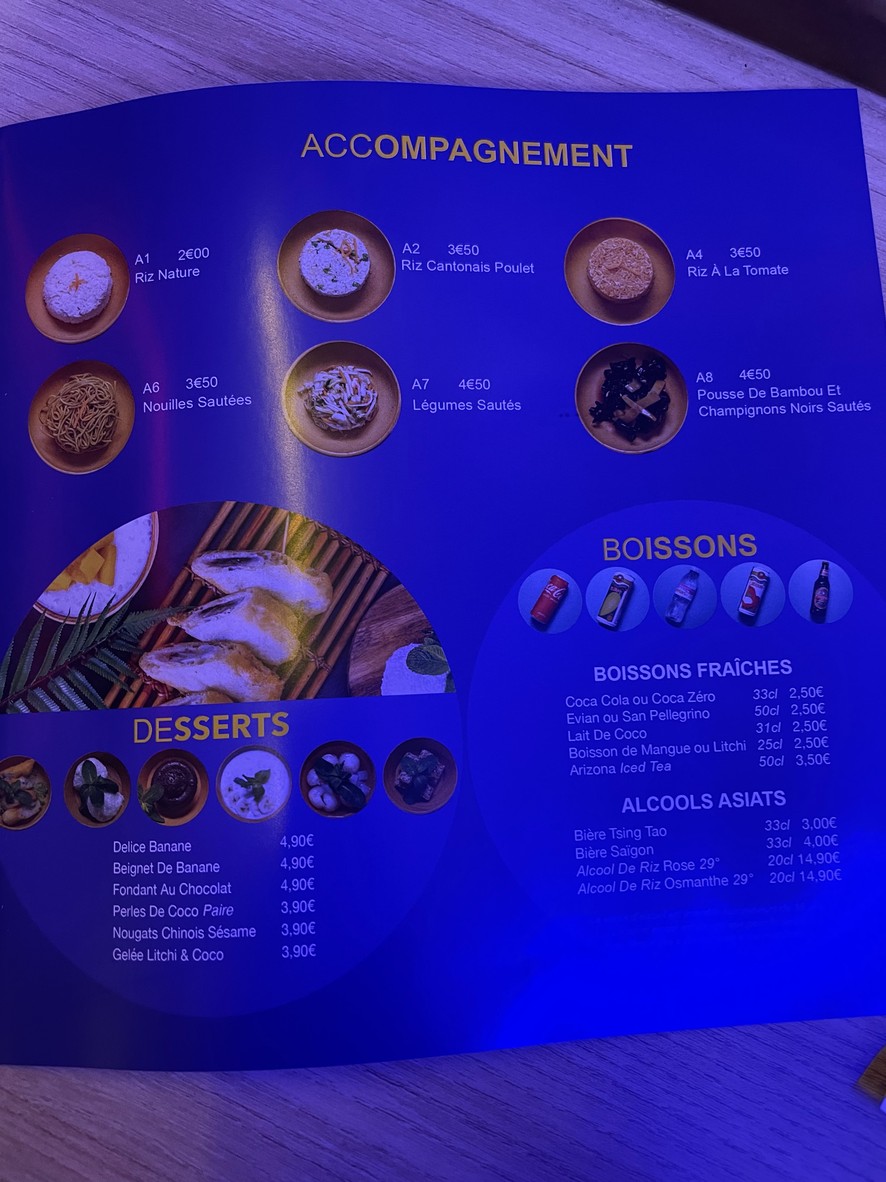 BOLKIRI 马拉喀什街头越南美食 menu 4