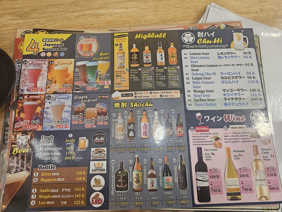 Hinata menu 4