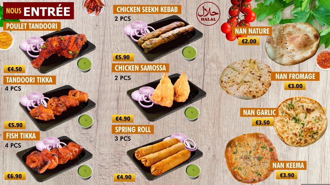 Food Vibes menu 1