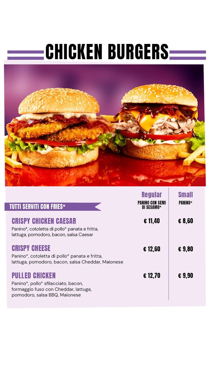 America Graffiti - Roma menu 4