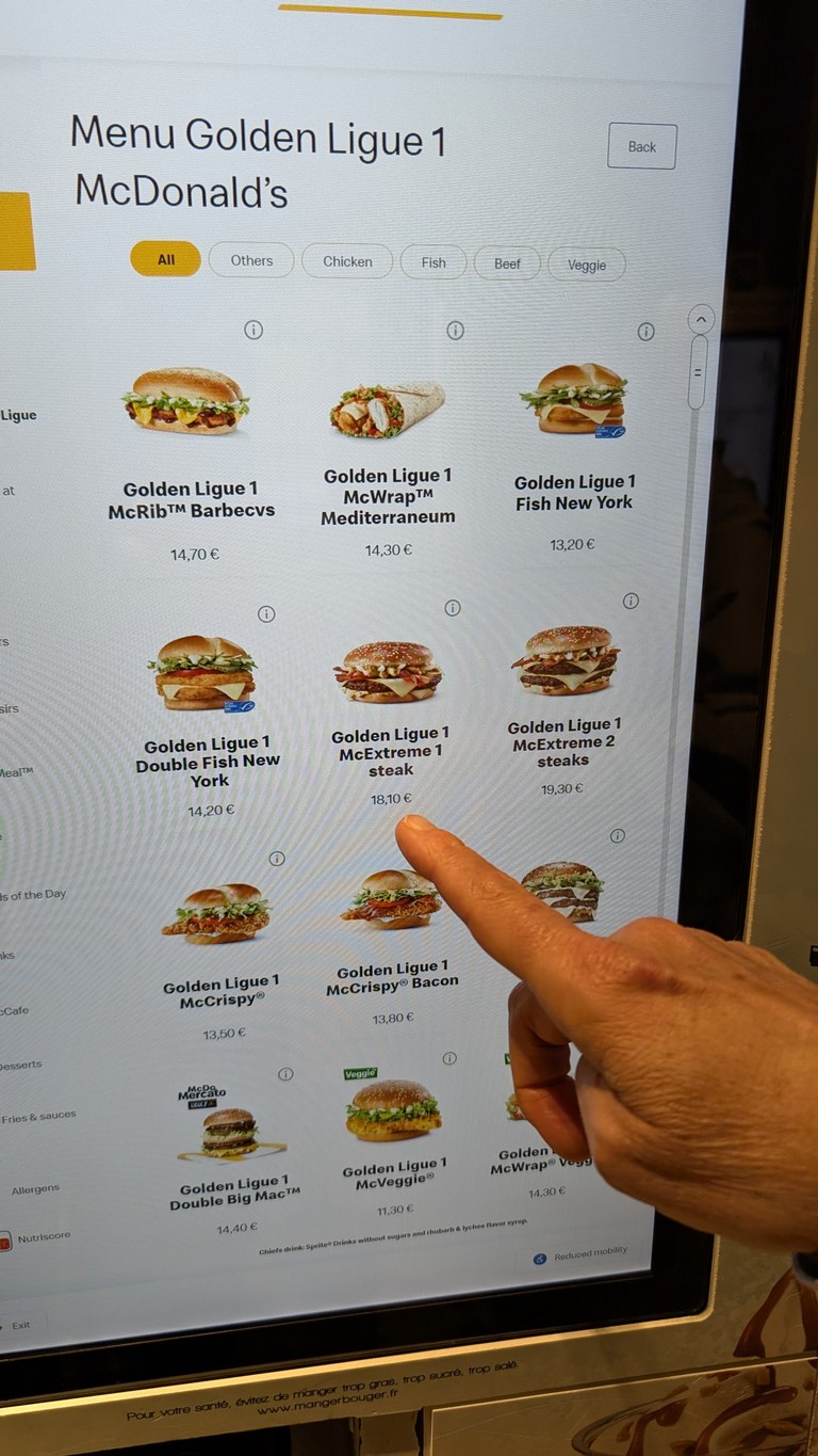 McDonald's menu 2