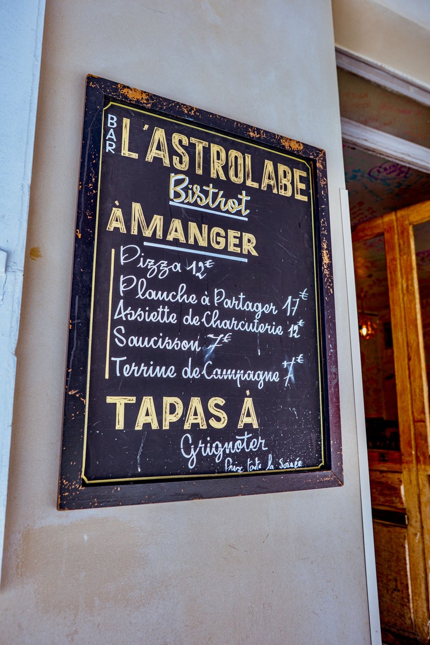 L'Astrolabe - Bar paris 15 menu 1