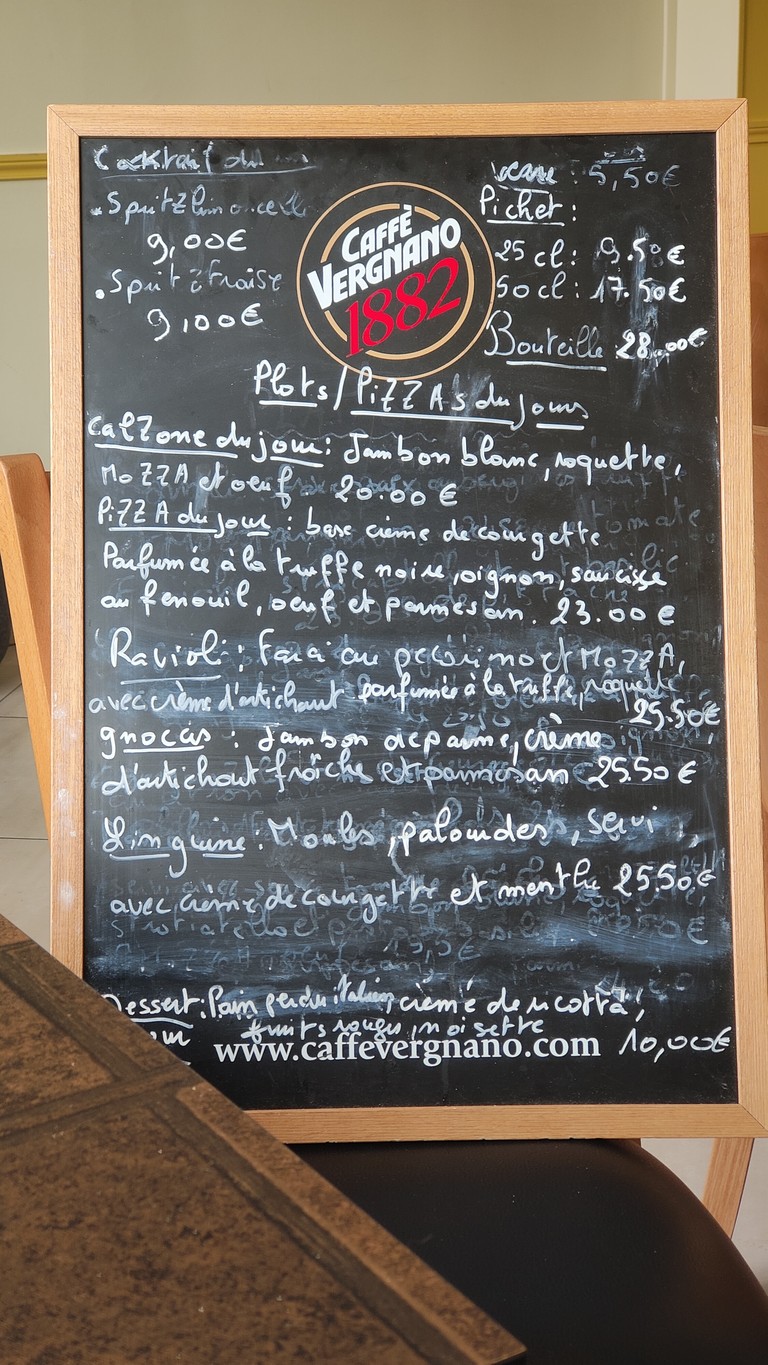 Senatore menu 2