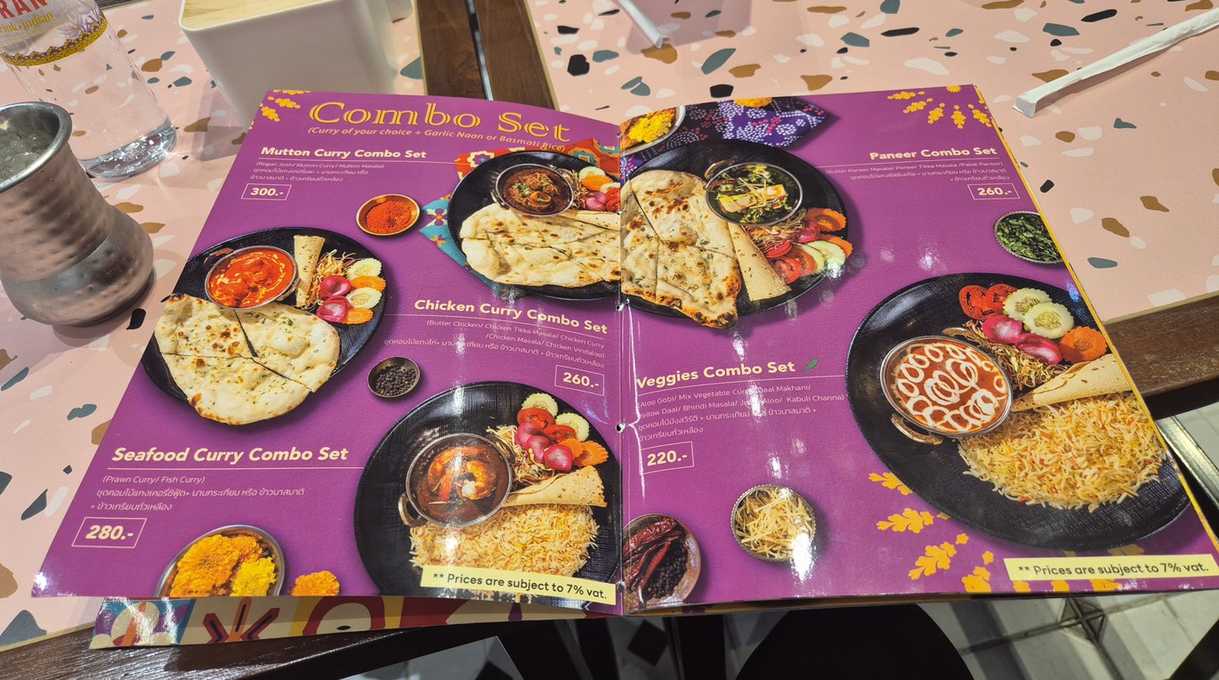 Zafran Eatery - One Bangkok (Indian Food) menu 3