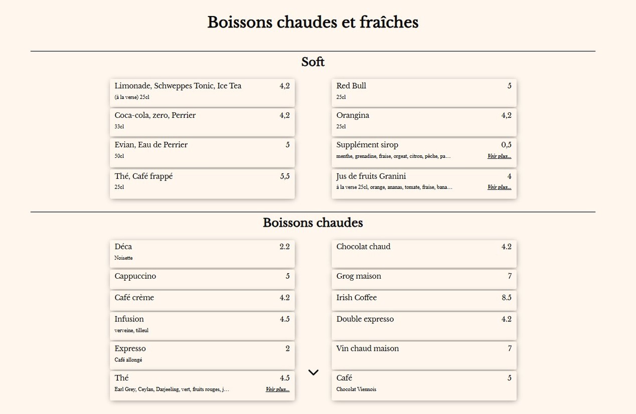 L'Apéro menu 2
