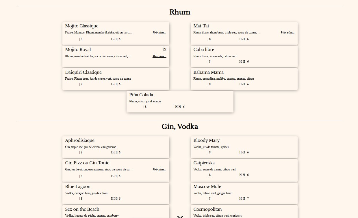 L'Apéro menu 4