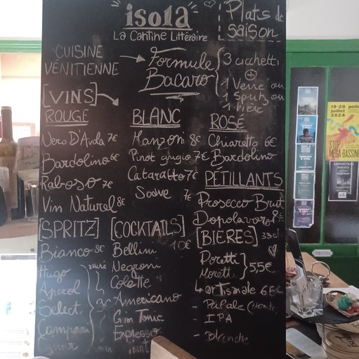 Isola La Cantine Littéraire