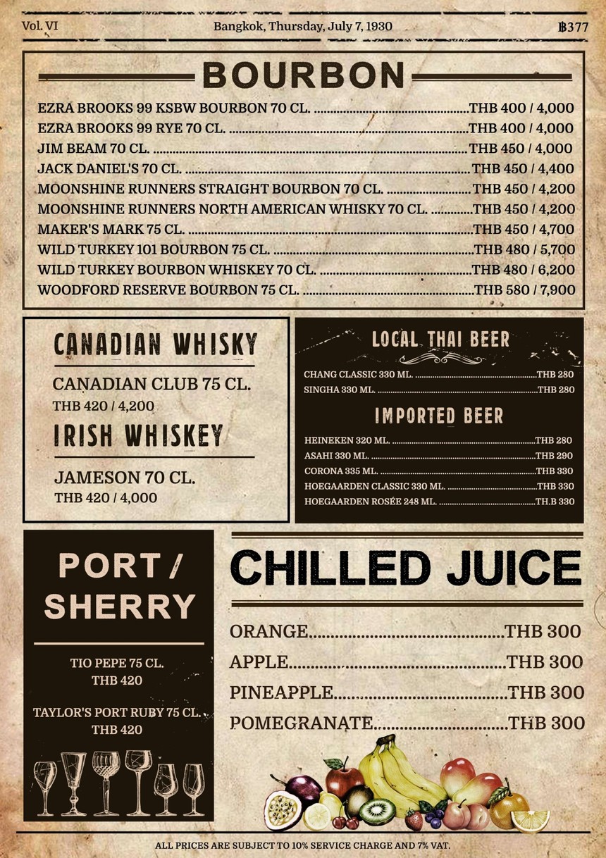 Abadon Mansion menu 3