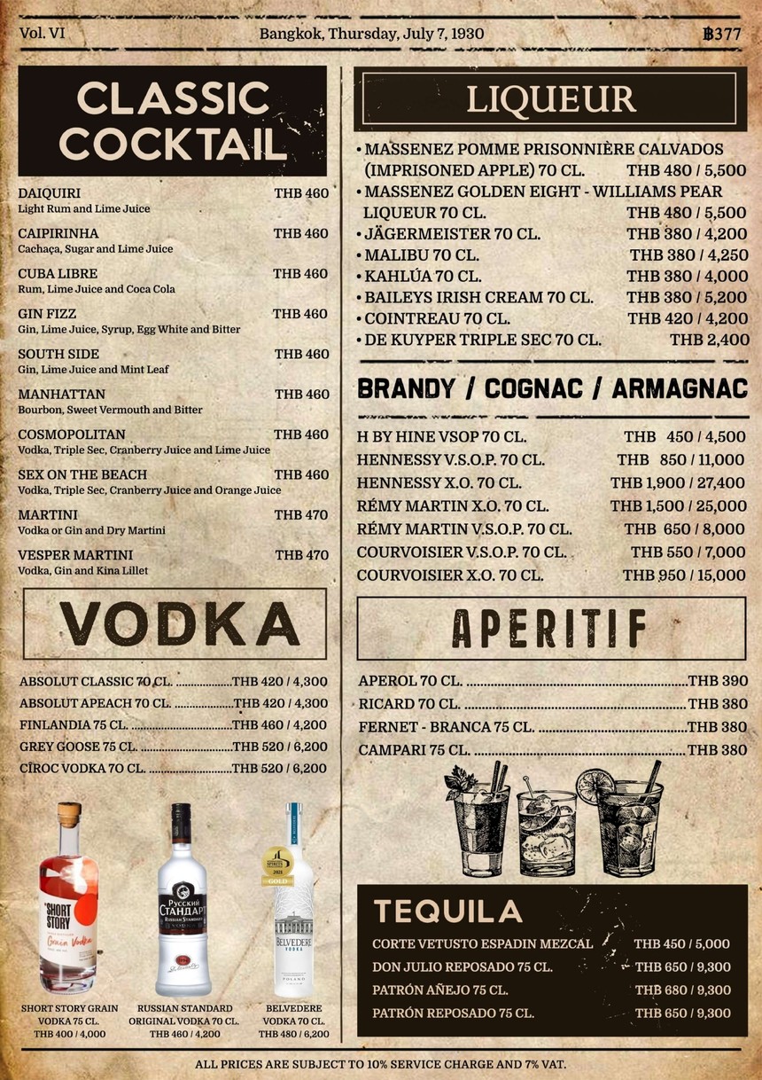 Abadon Mansion menu 4