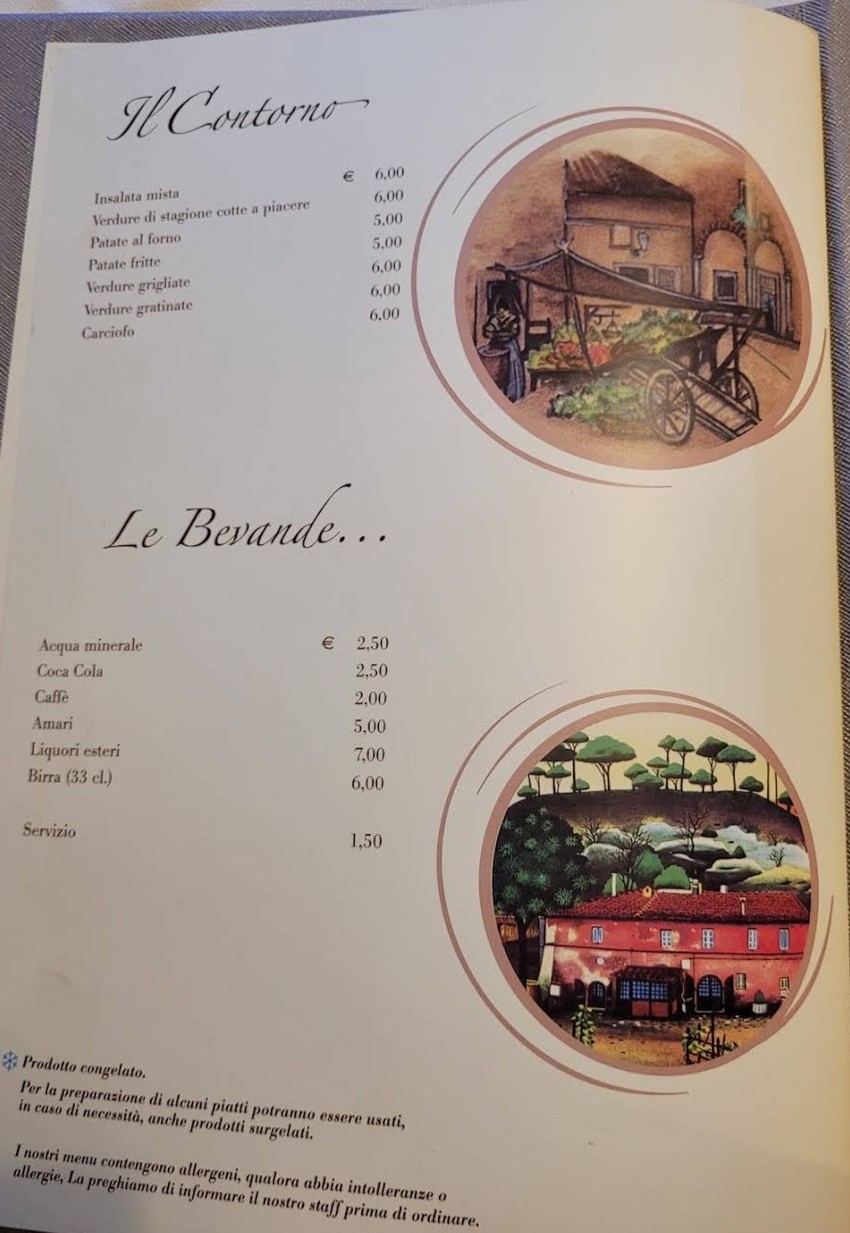 Saxò Ristorante menu 3