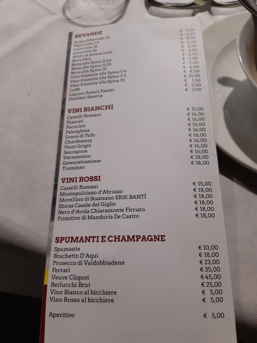 Ristorante Dea menu 4