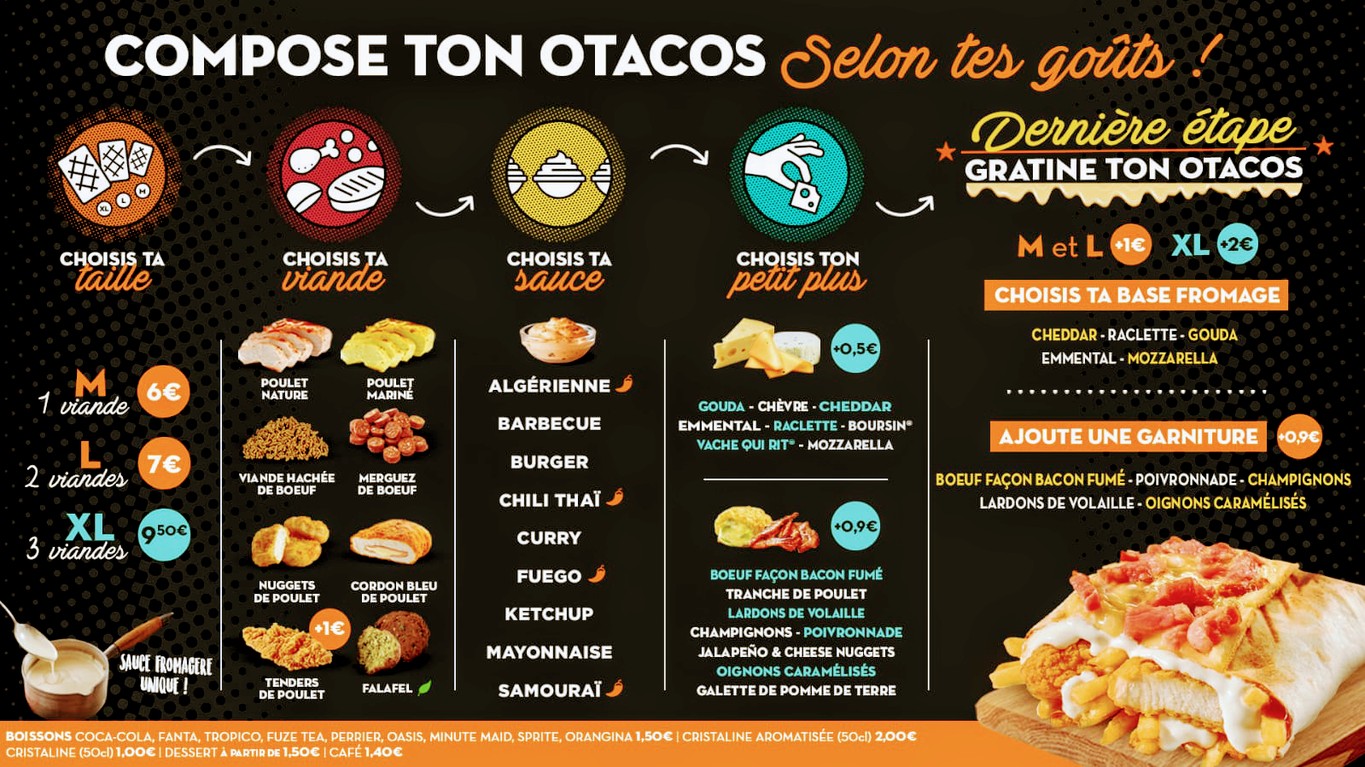 O'Tacos menu 2