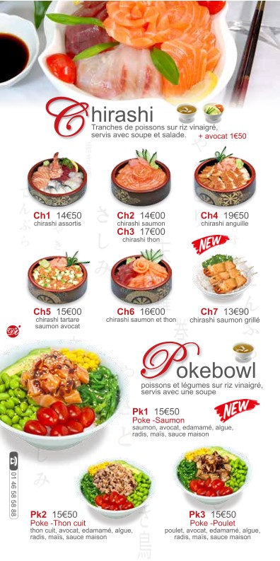 Sushi d'Ivry menu 5