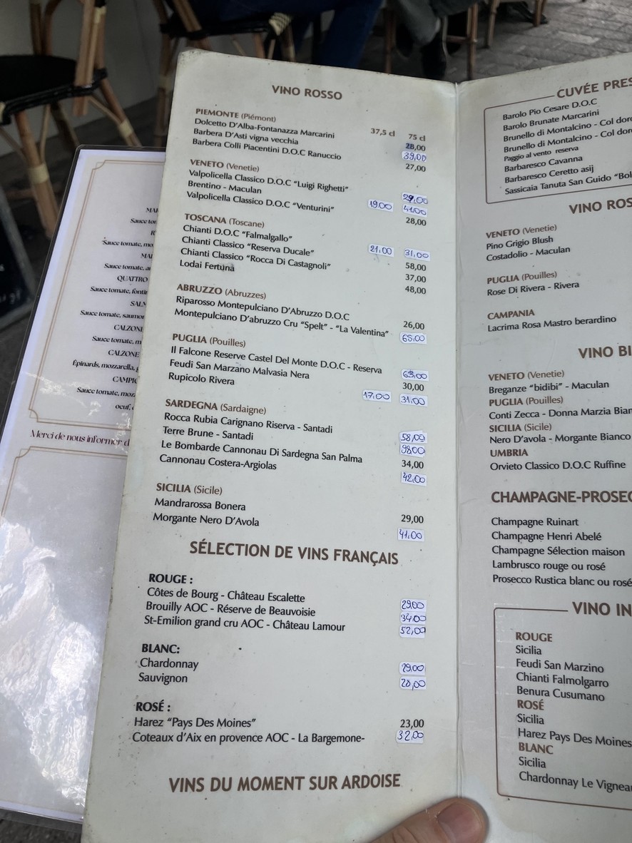 Barbaresco menu 3