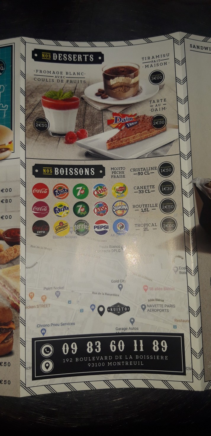 Kuisto Montreuil menu 5