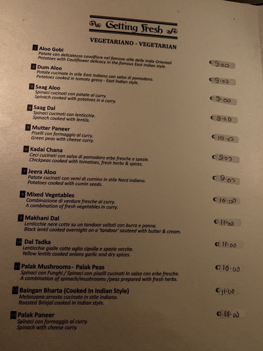 Indian Restaurant Krishna13 menu 2