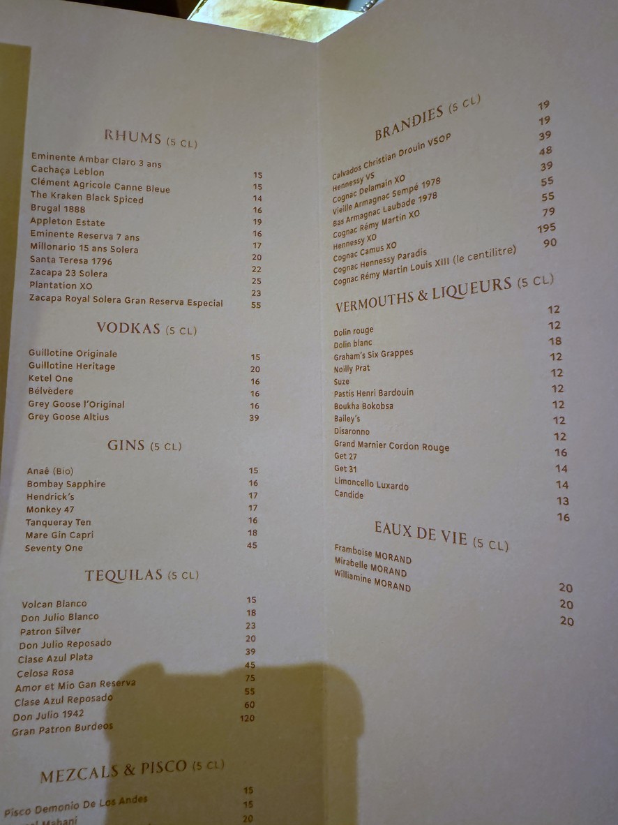 Brach Paris Restaurant menu 4