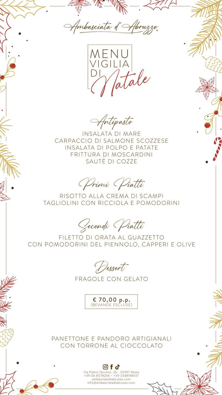 Ristorante Ambasciata d'Abruzzo menu 1