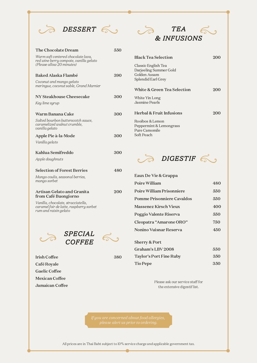 纽约牛排馆 menu 4