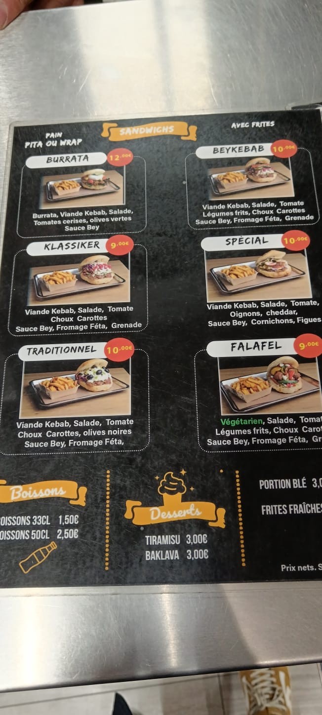 BeyKebab menu 3