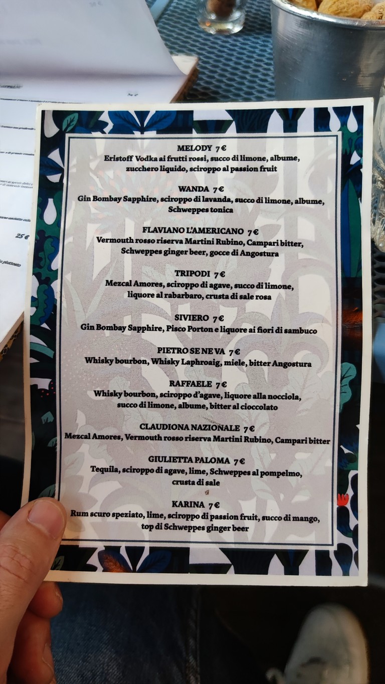 Vesper menu 1