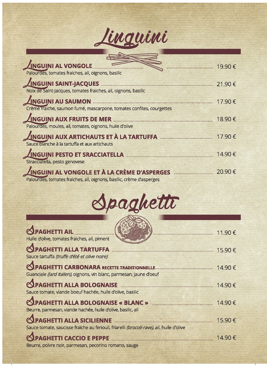 Il Capriccio menu 4