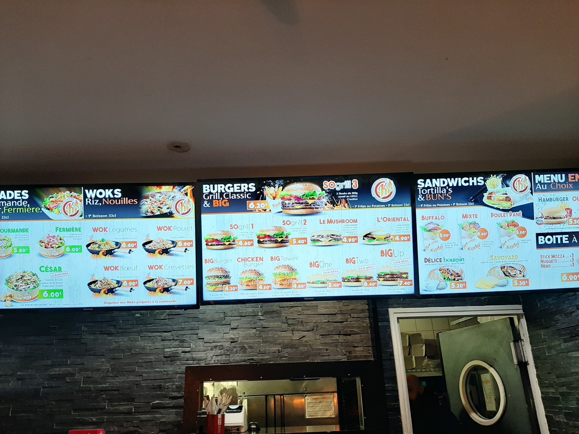 Kydam menu 2