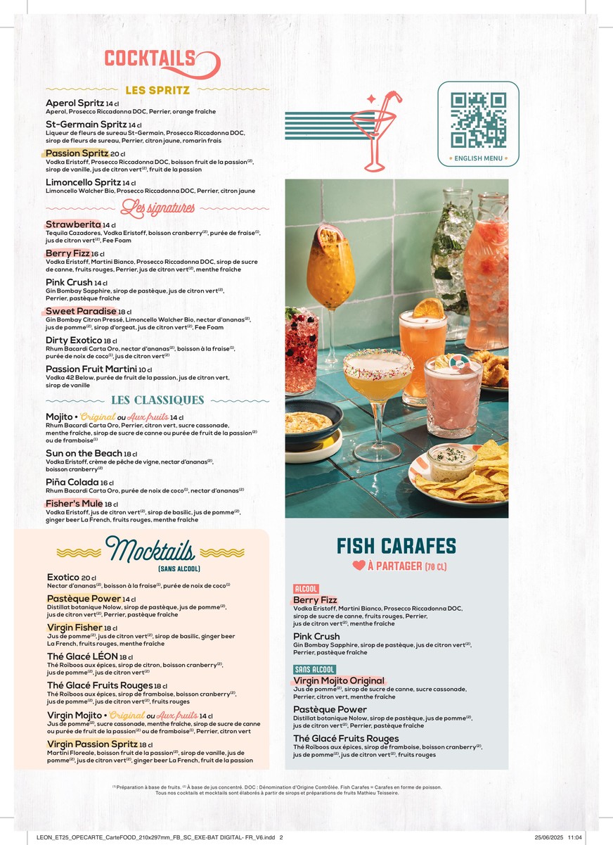 Léon 鱼餐厅 - Rosny menu 5