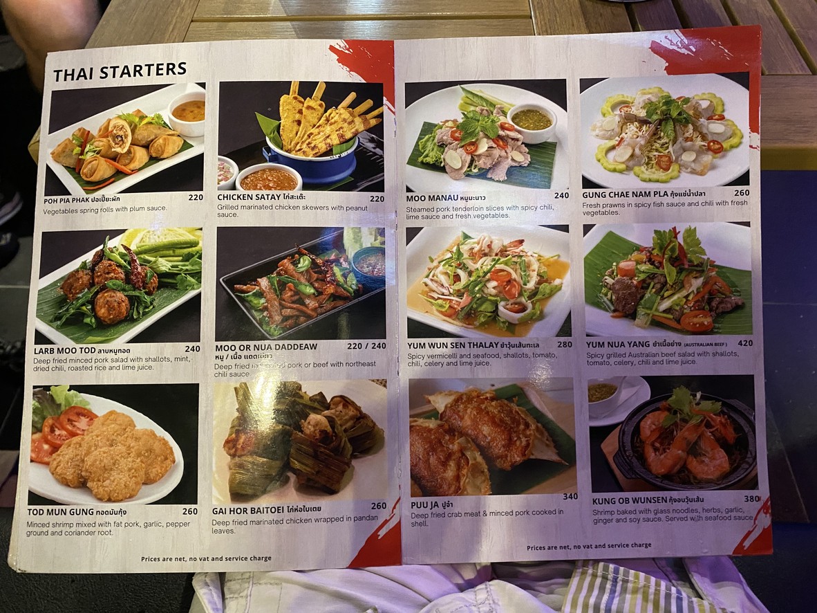 The Brew House Sukhumvit 8 menu 1
