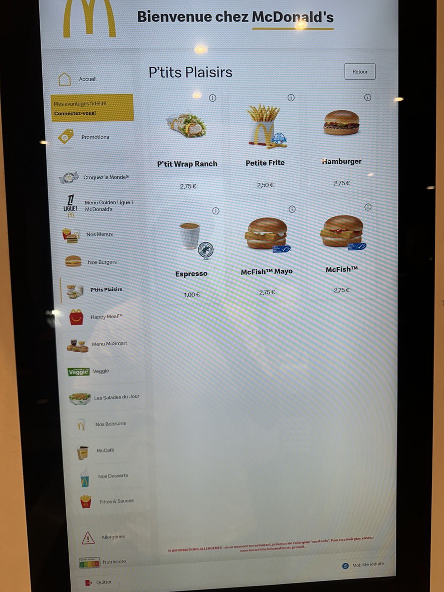 ماكدونالدز menu 4