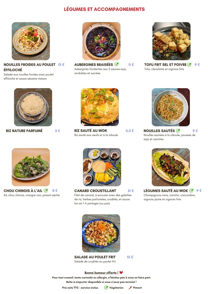 La Couronne Dorée menu 4