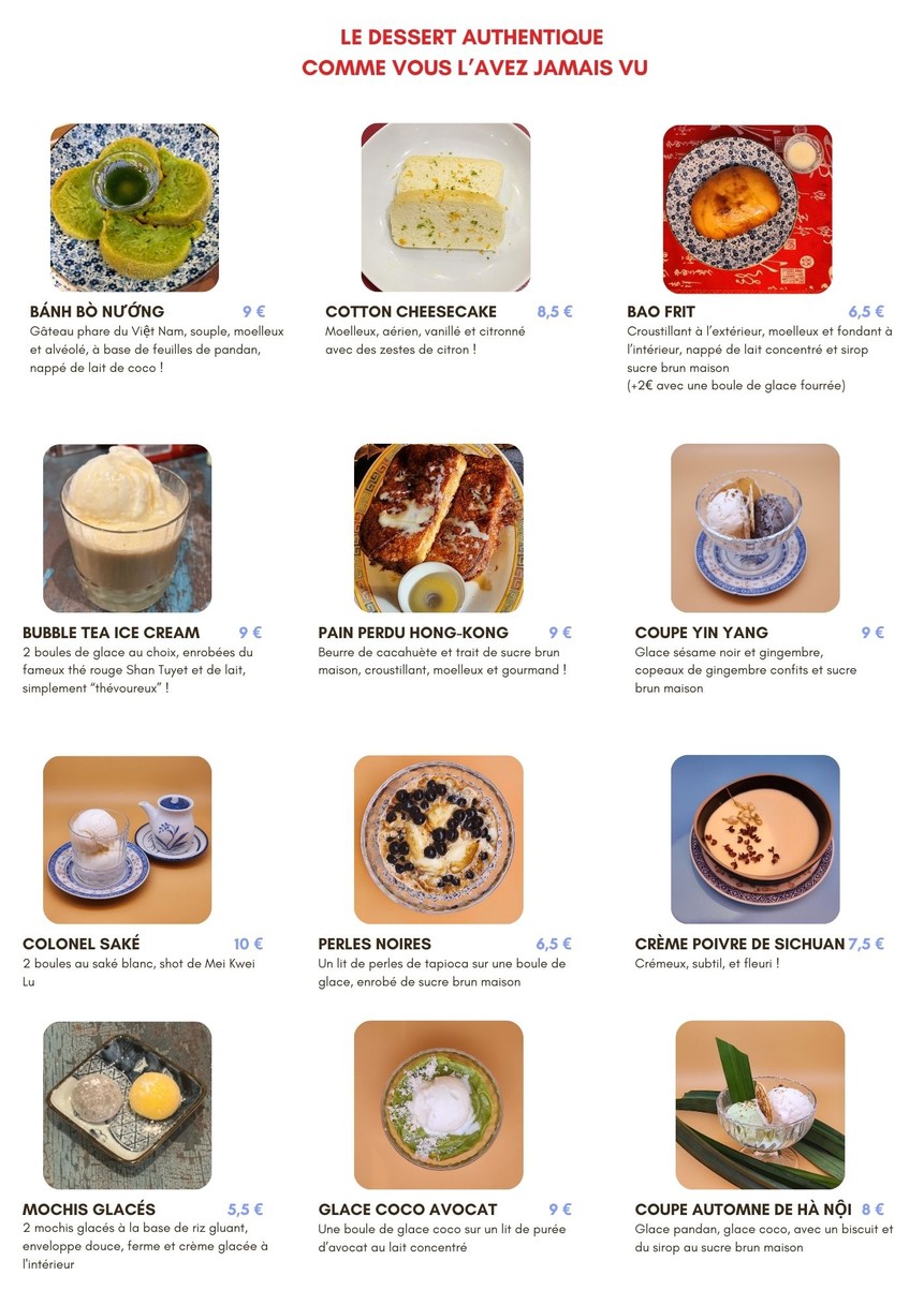 La Couronne Dorée menu 5