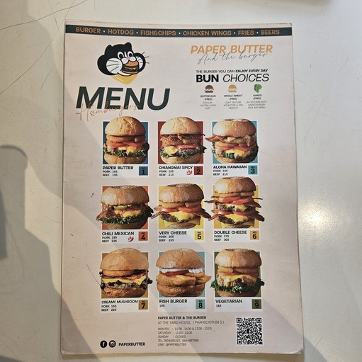 Paper Butter and the Burger