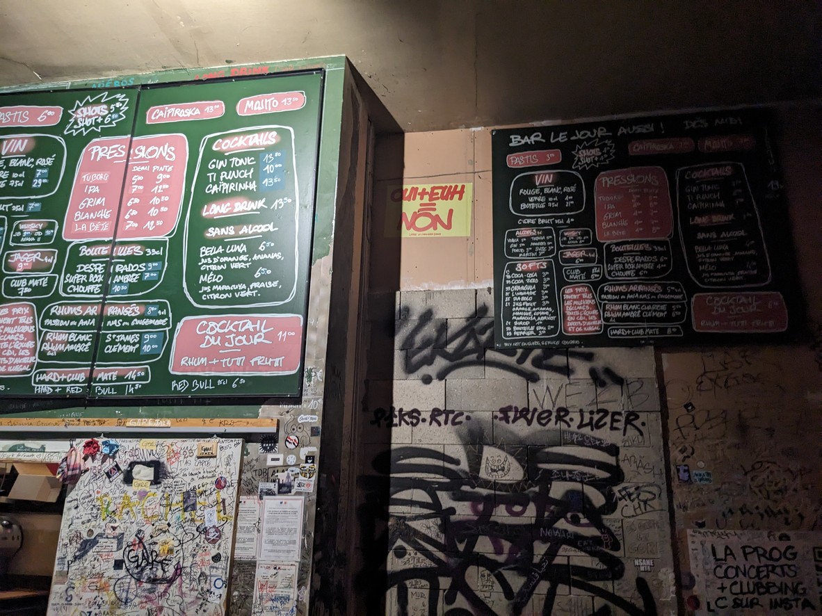 La Gare - Le Gore menu 2