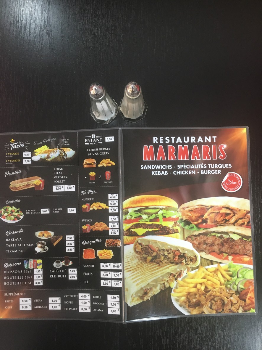 Marmaris menu 1
