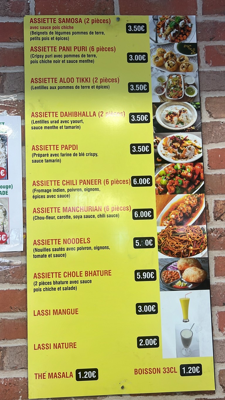 Ajit sweet & snacks menu 2