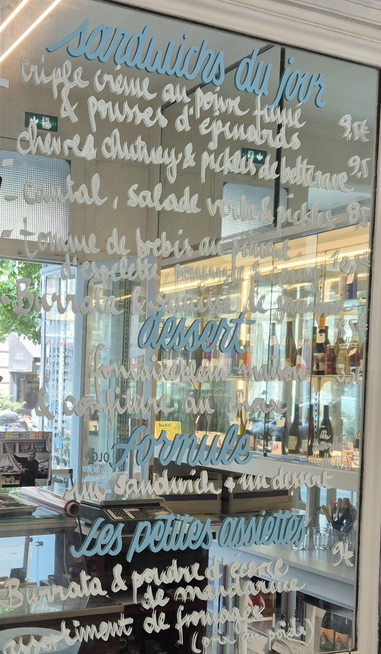 OLGA - Sandwichs et Fromages menu 1