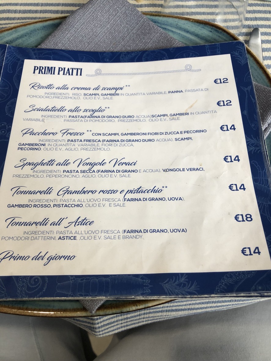 Risto Pescheria Consoli menu 3