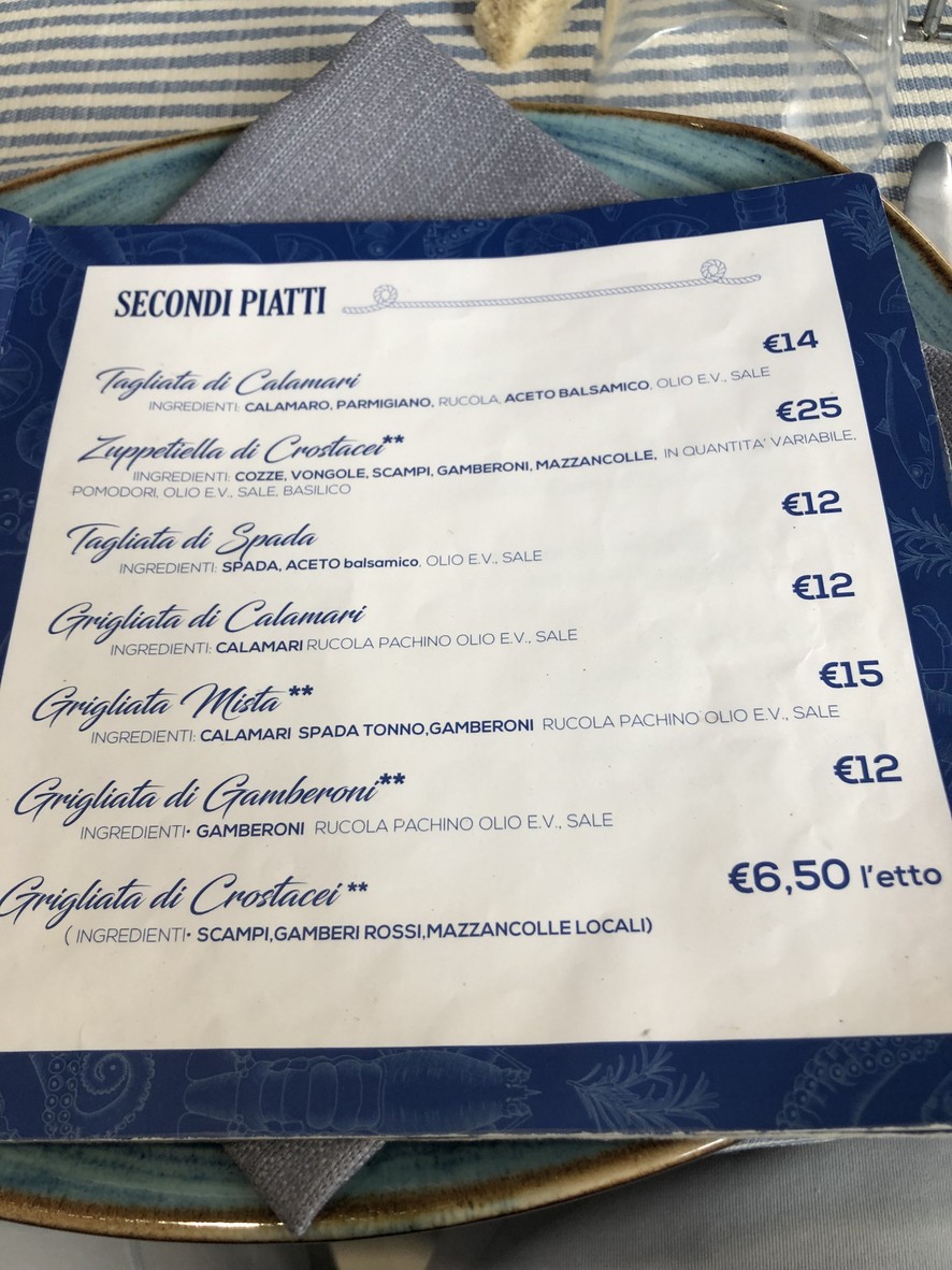 Risto Pescheria Consoli menu 5