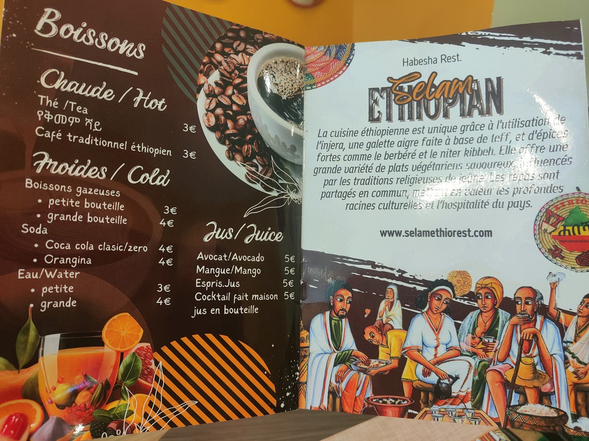 Selam Ethiopian & Eritrean Restaurant menu 2